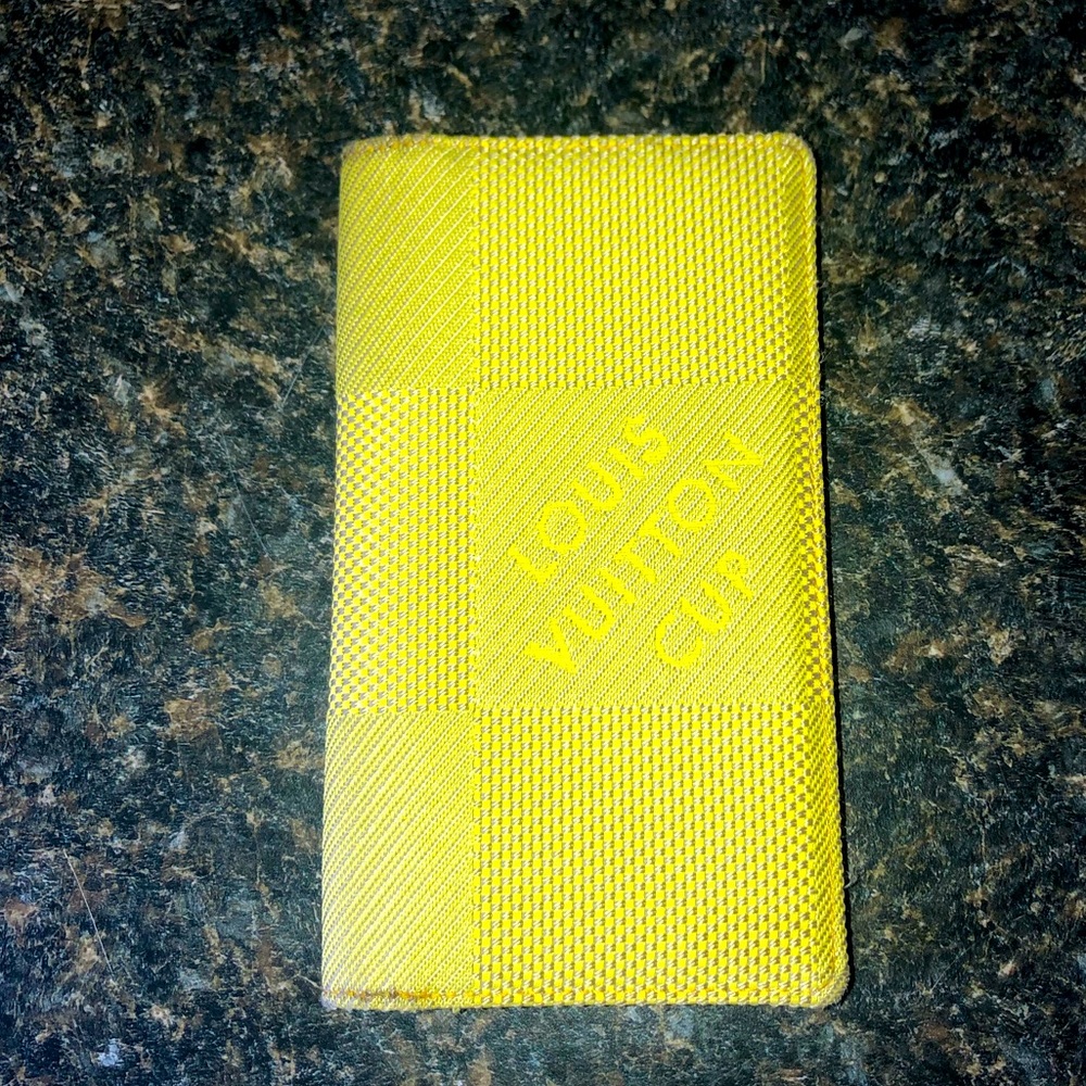 Louis Vuitton Cup Checkbook Wallet